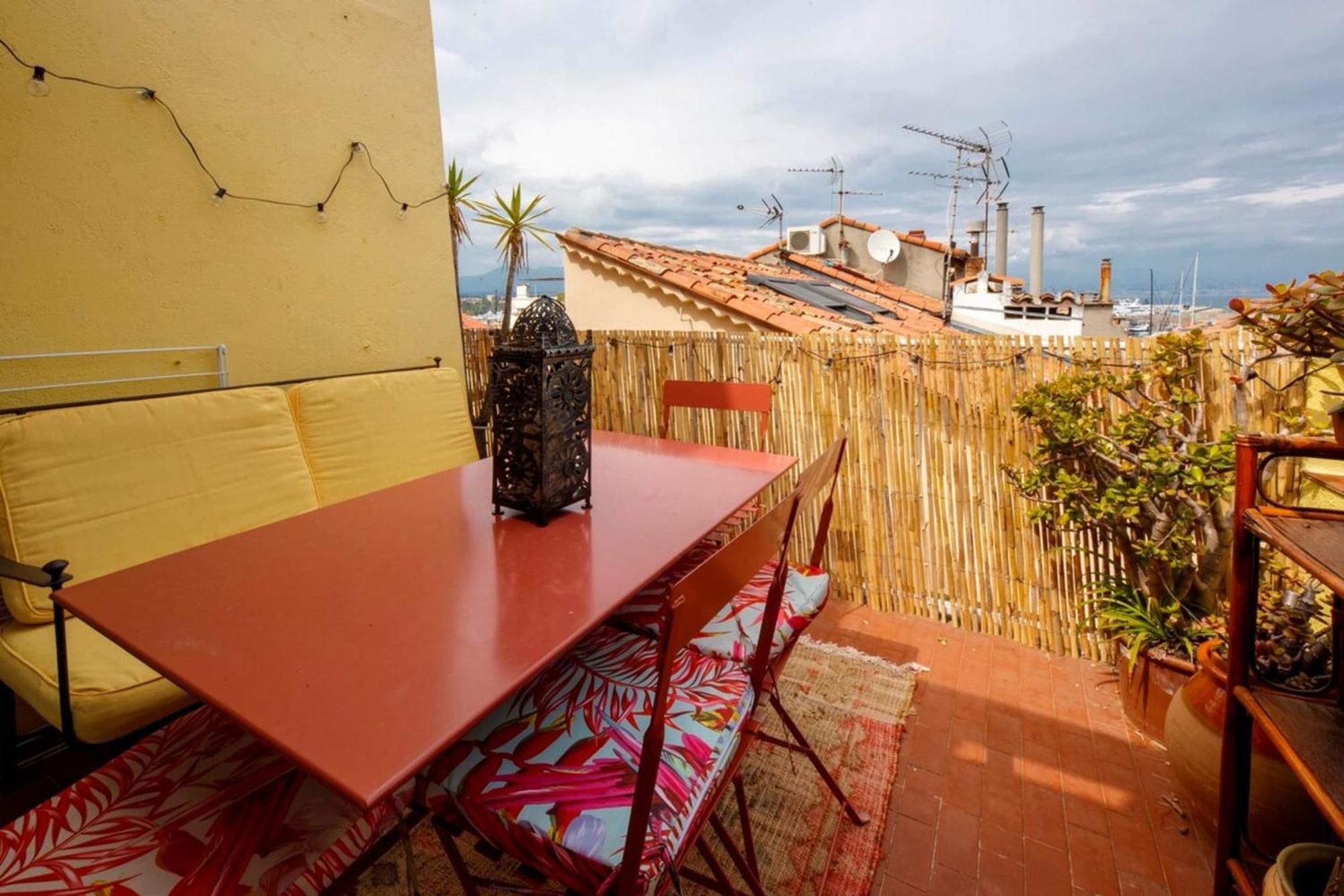 06M - Old Antibes Beautiful Duplex Terrace With Sea View Apartment Exterior foto