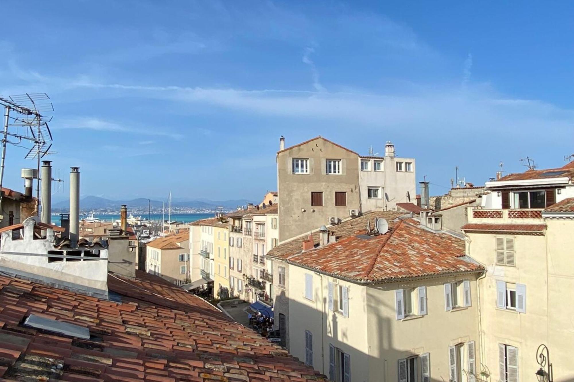 06M - Old Antibes Beautiful Duplex Terrace With Sea View Apartment Exterior foto