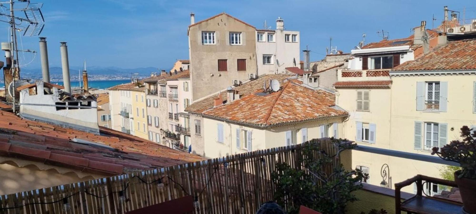 06M - Old Antibes Beautiful Duplex Terrace With Sea View Apartment Exterior foto