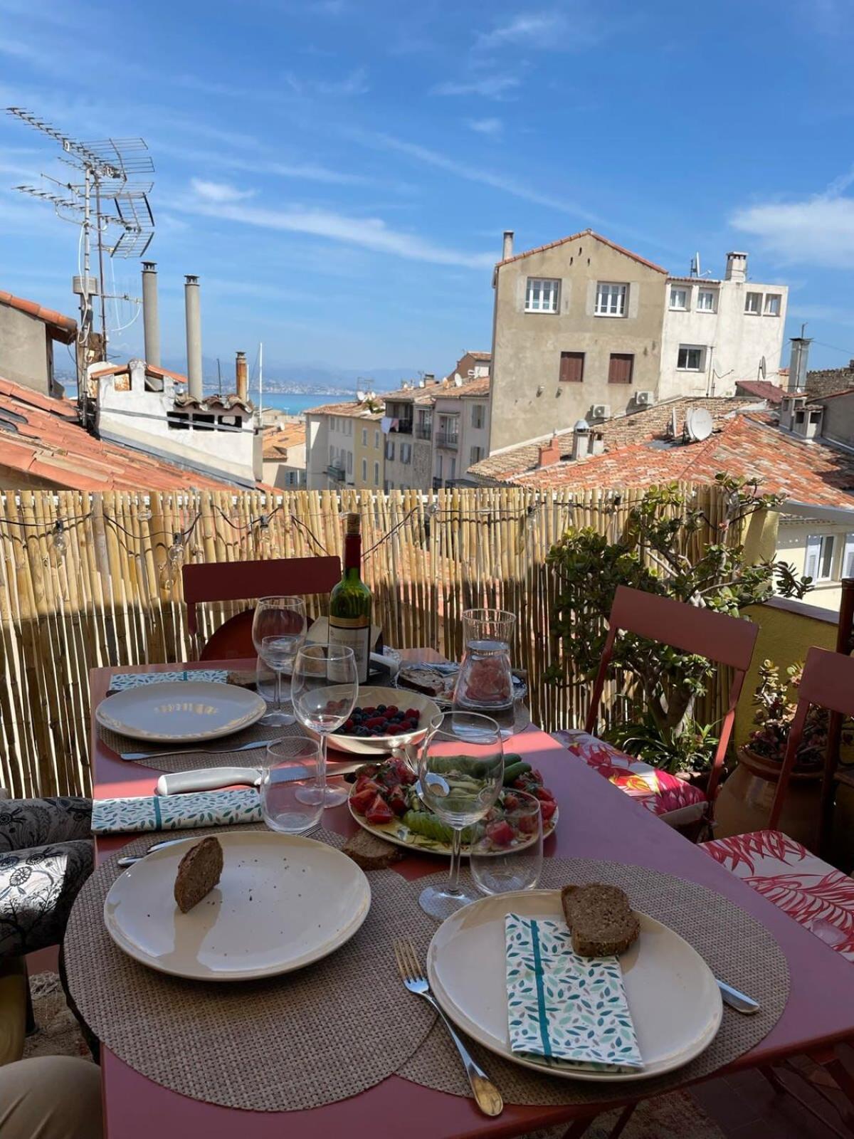 06M - Old Antibes Beautiful Duplex Terrace With Sea View Apartment Exterior foto