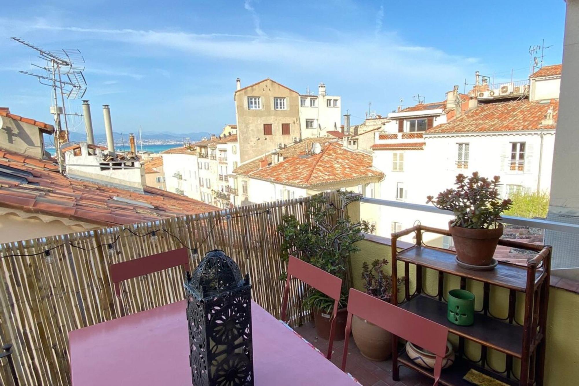 06M - Old Antibes Beautiful Duplex Terrace With Sea View Apartment Exterior foto